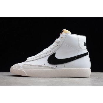 2019 Nike Blazer Mid '1977 Vintage WE White Black BQ6806-100 Shoes